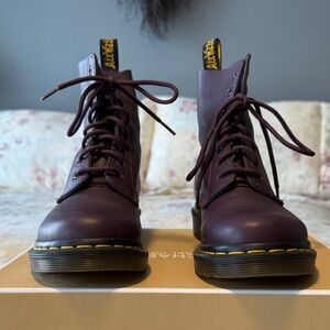 Dr. Martens Purple Combat Boots